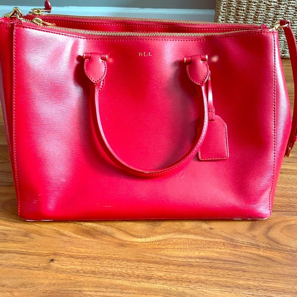 red Ralph Lauren Lauren shoulder bag - Picture 1 of 3